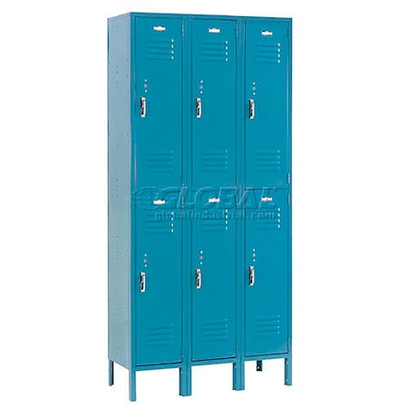 Global Industrial 36 in W, 18 D, 78 in H, Blue 652179BL